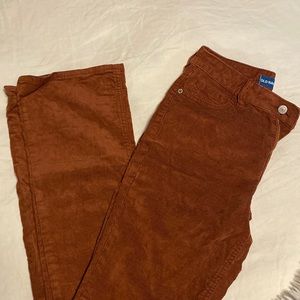 Old Navy extra high rise kicker boot cut cords